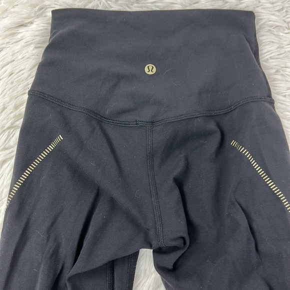 Lululemon Align High-Rise Crop 21" *Gold Black - Picture 6 of 6